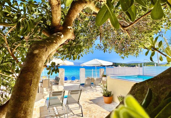 Villa in Kassiopi - Beach House Christina with private heated pool Villa in Kassiopi - Beach House Christina with private heated pool