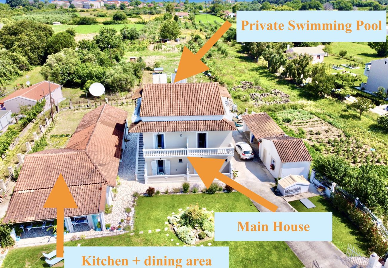 Villa in Agnos beach - Villa Doma with private pool