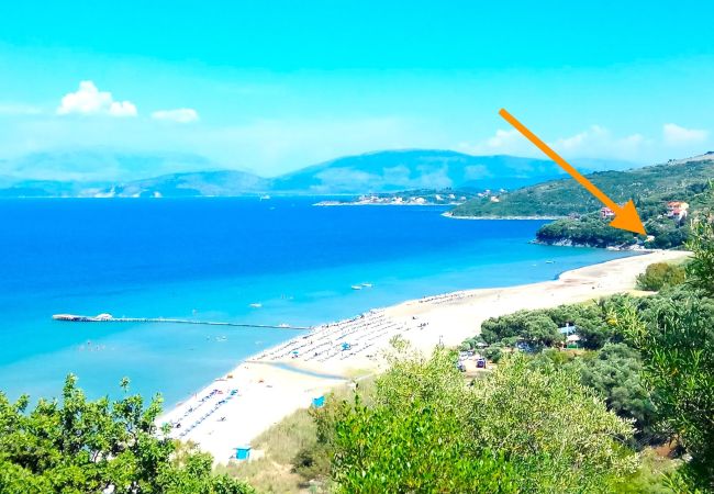 Villa in Kassiopi - Apraos Beachfront House Villa in Kassiopi - Apraos Beachfront House