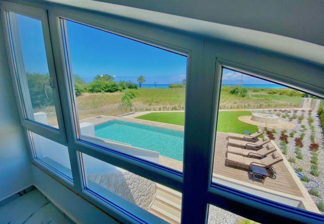 Villa in Agnos beach - Danune Luxury Beachfront Villa with private pool Villa in Agnos beach - Danune Luxury Beachfront Villa with private pool