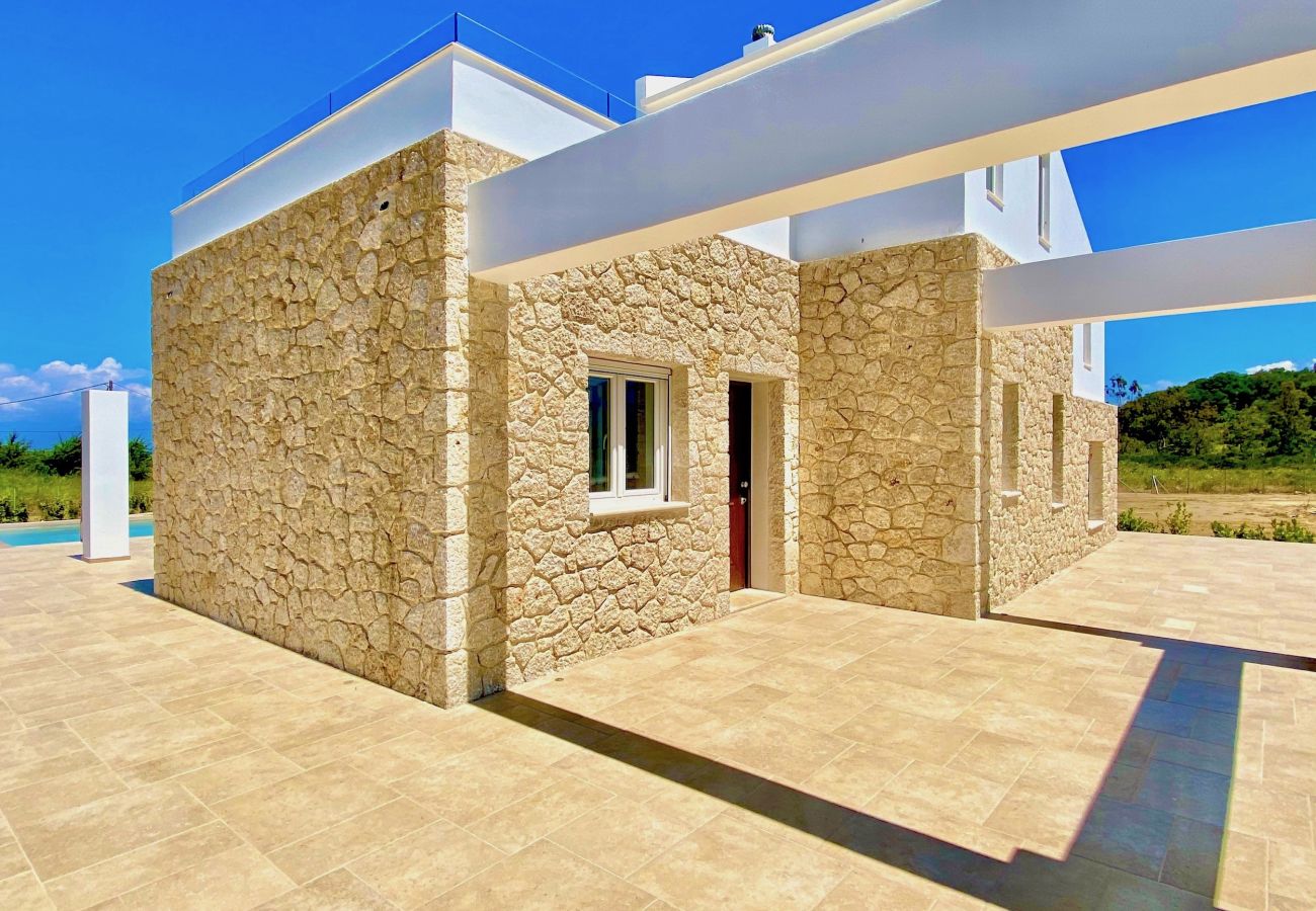 Villa in Agnos beach - Danune Luxury Beachfront Villa with private pool