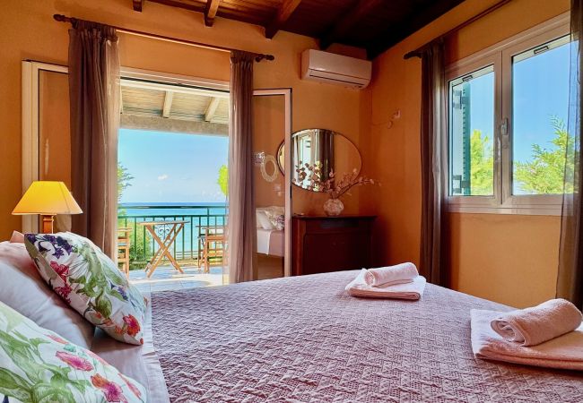 Villa in Chalikounas - Beachfront Villa Rania with private pool Villa in Chalikounas - Beachfront Villa Rania with private pool