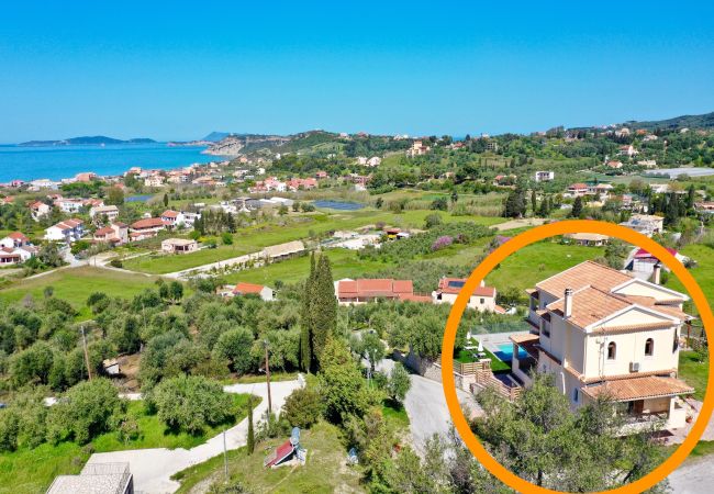 Villa in Arillas - Luxury Villa Makris with private heatable pool Villa in Arillas - Luxury Villa Makris with private heatable pool