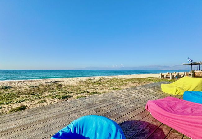 Villa in Acharavi - Beachfront Villa JustRelax with private pool Villa in Acharavi - Beachfront Villa JustRelax with private pool