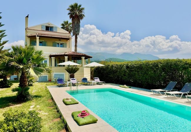 Villa in Acharavi - Beachfront Villa JustRelax with private pool Villa in Acharavi - Beachfront Villa JustRelax with private pool