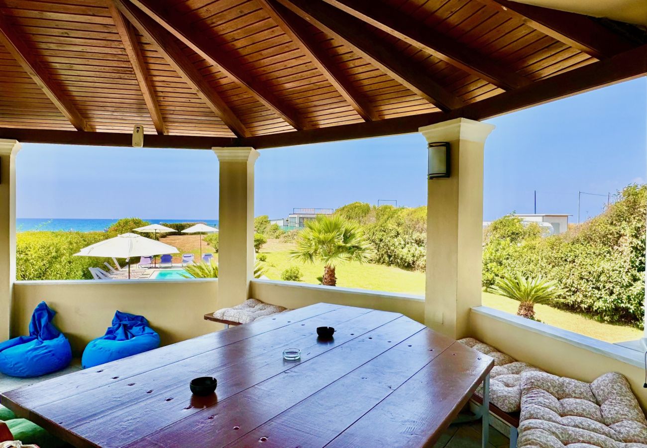 Villa in Acharavi - Beachfront Villa JustRelax with private pool