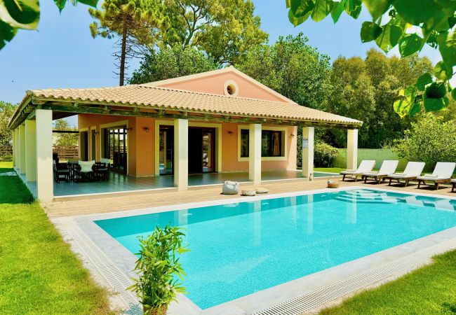 Villa in Acharavi - Beachfront Villa Calypso with private pool Villa in Acharavi - Beachfront Villa Calypso with private pool