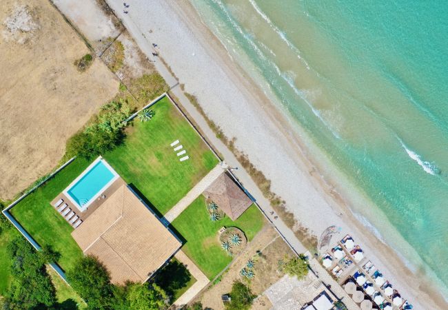 Villa in Acharavi - Beachfront Villa Calypso with private pool Villa in Acharavi - Beachfront Villa Calypso with private pool