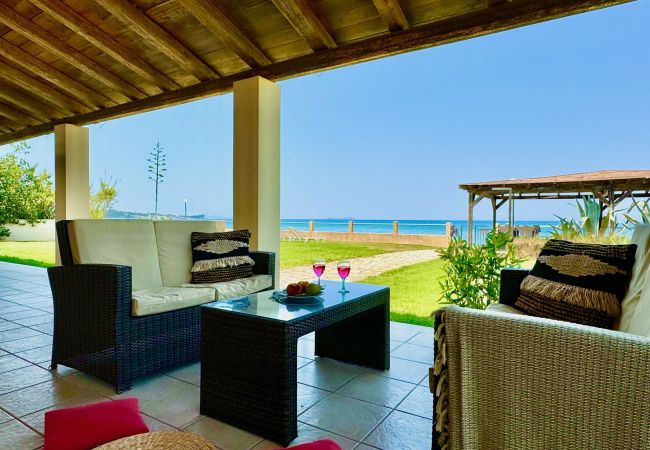 Villa in Acharavi - Beachfront Villa Calypso with private pool Villa in Acharavi - Beachfront Villa Calypso with private pool
