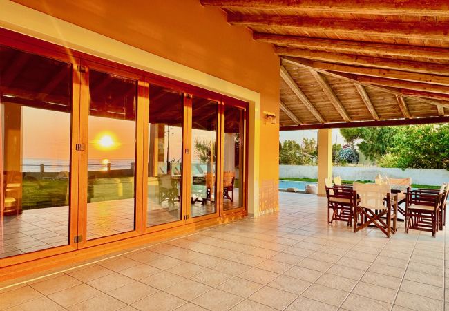 Villa in Acharavi - Beachfront Villa Calypso with private pool Villa in Acharavi - Beachfront Villa Calypso with private pool