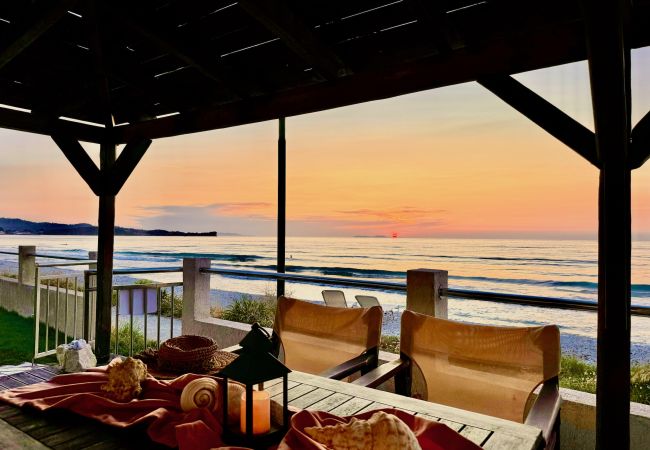 Villa in Acharavi - Beachfront Villa Calypso with private pool Villa in Acharavi - Beachfront Villa Calypso with private pool