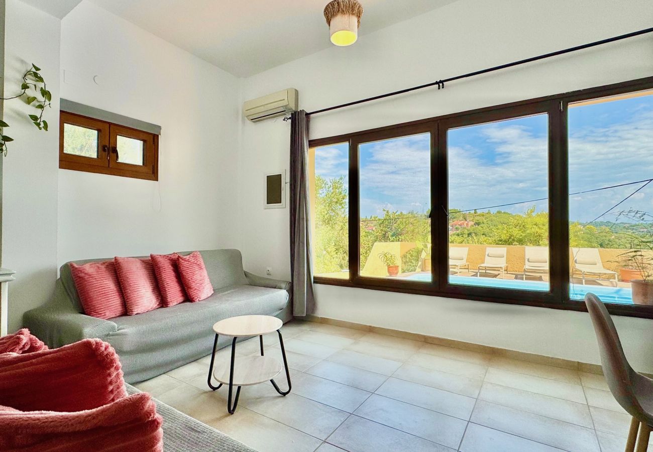 Villa in Afionas - Villa Anafoufou Afionas with private heatable pool