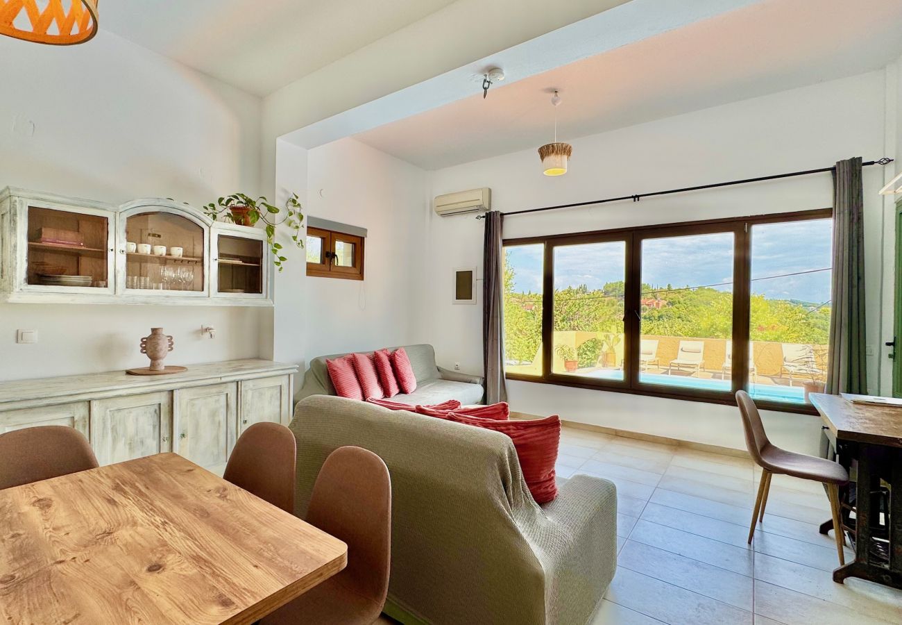 Villa in Afionas - Villa Anafoufou Afionas with private heatable pool